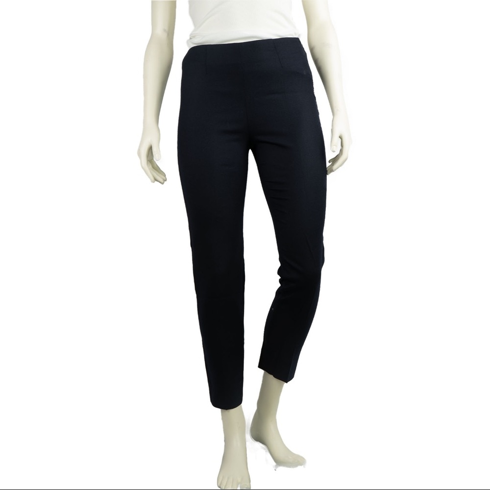 TRUE ROYAL Mid-Rise Tapered-Leg Pants, Blue, Size: XS | US2, IT38
